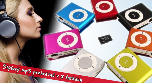 MP3 prehrávač MINI vrátane poštovného
