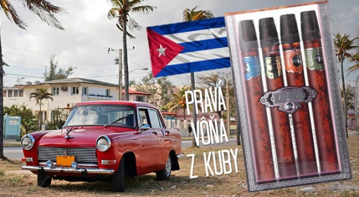 Parfumy Cuba v darčekovom balení s imitáciou cigár
