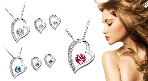 Trojdielny set šperkov 