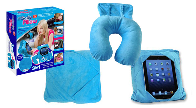 Go go pillow - vankúš s držiakom tabletu