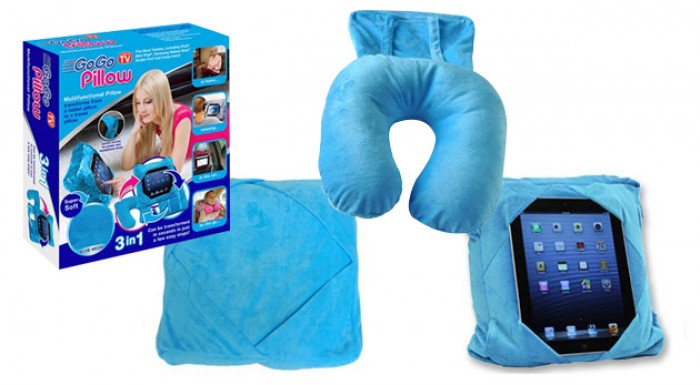 Go go pillow - vankúš s držiakom tabletu