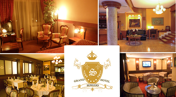  3 dňový relaxačný pobyt pre 2 osoby v GRAND HOTELI SERGIJO**** v Piešťanoch + masáž.