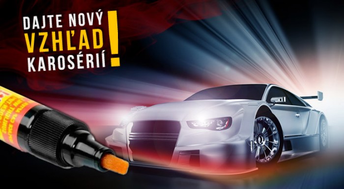 Korekčné pero na škrabance na aute