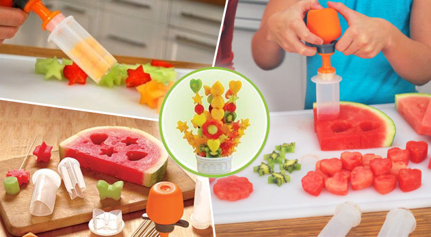 Kreatívny vykrajovač ovocia i zeleniny