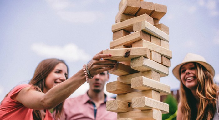 Outdoorová hra Záhradná veža Aktivity
