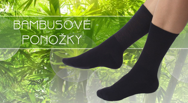 Bambusové ponožky pre dámy aj pánov