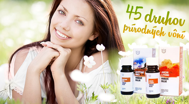 Jemné prírodné a vonné éterické oleje - balík 6 ks