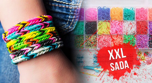 Loom Bands - sada gumičiek a háčikov na náramky