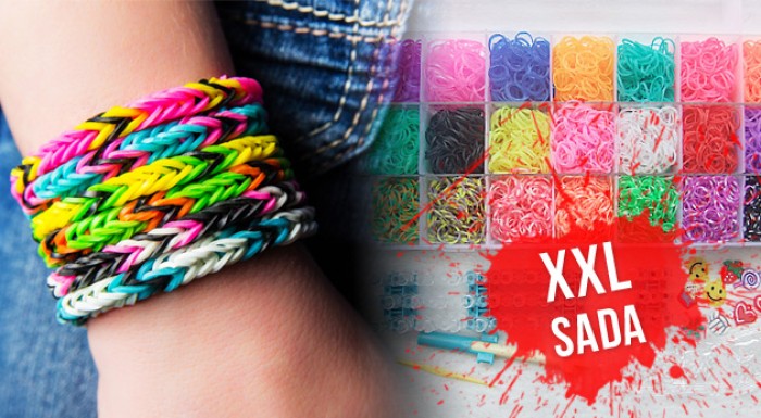 Loom Bands - sada gumičiek a háčikov na náramky
