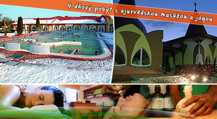 4 dňový študentský pobyt vo Veľkom Mederi s ajurvédskou teplou olejčekovou masážou a jógou.