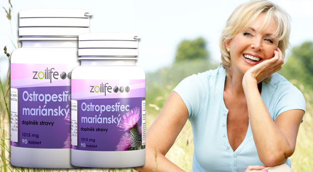 Ostropestrec mariánsky - výživové tablety