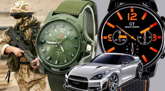 Pánske hodinky - 2 druhy