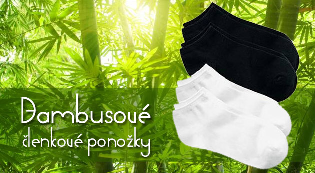 Členkové bambusové ponožky
