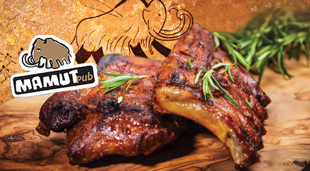 Grilované rebierka v Mamut pube