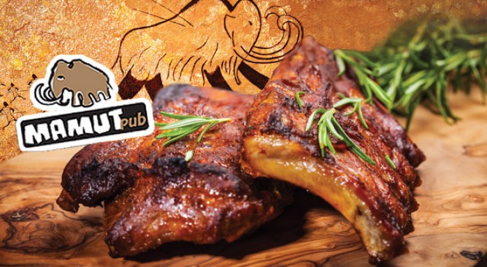 Grilované rebierka v Mamut pube