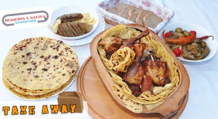Husacinka alebo kačacinka - take away