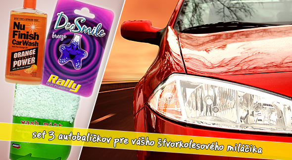 3 autobalíčky podľa vášho výberu 