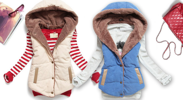 Dámska podšitá vesta