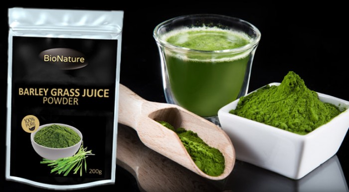 Sušená šťava z jačmeňa