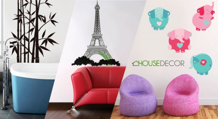 Dekoračné nálepky na stenu