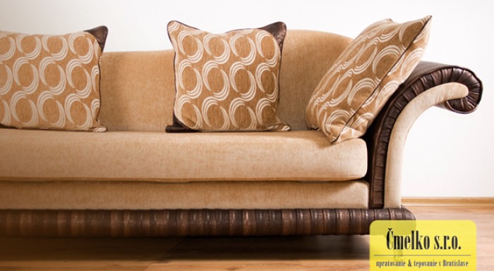 Tepovanie čalúnenej a čistenie koženej sedačky