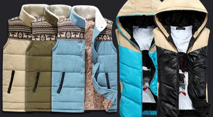 Pánska podšitá vesta