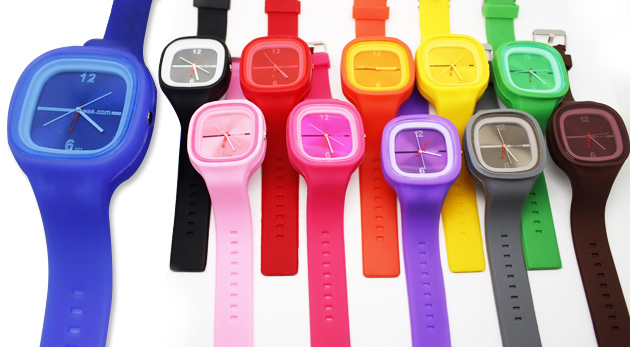 Trendy silikónové hodinky