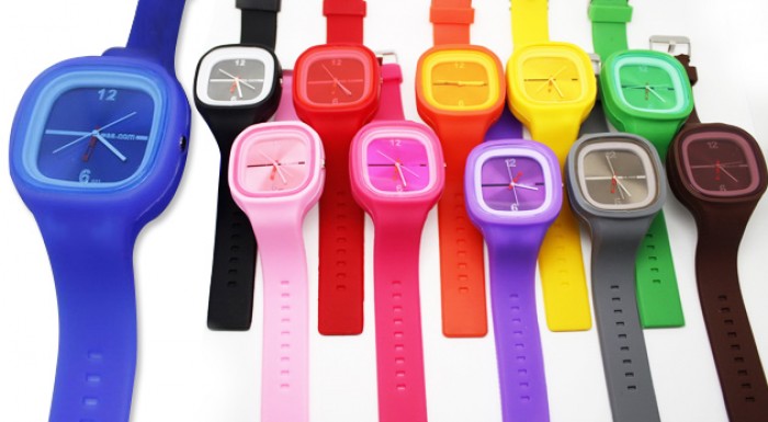 Trendy silikónové hodinky