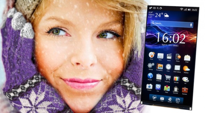 Zimné rukavice na dotykový displej