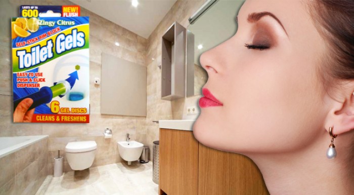 Gélové osviežovače WC