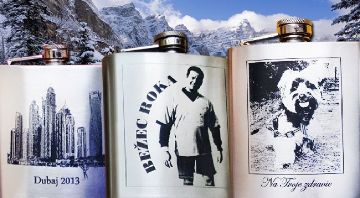 Ploskačka s vygravírovaním