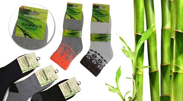 Termo bambusové ponožky