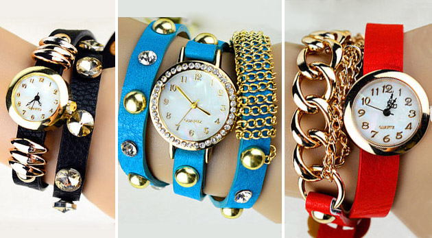 Dámske hodinky s náramkom