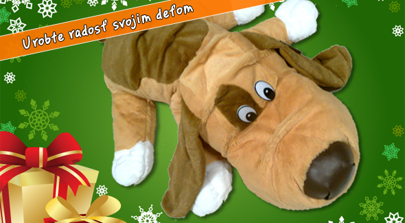 Plyšový psík pre všetky deti.