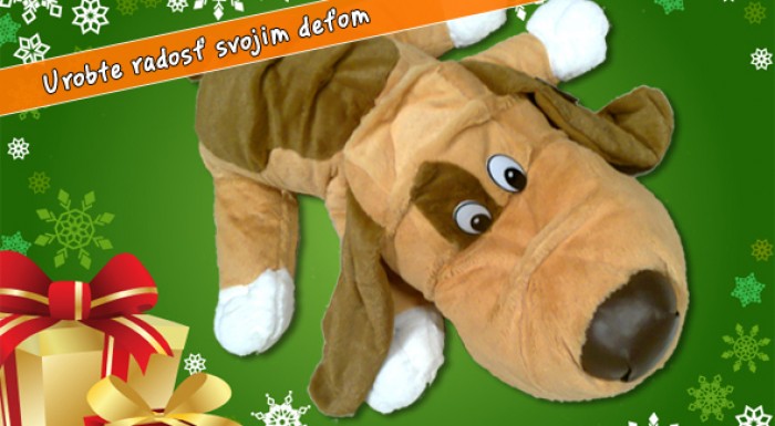 Plyšový psík pre všetky deti.