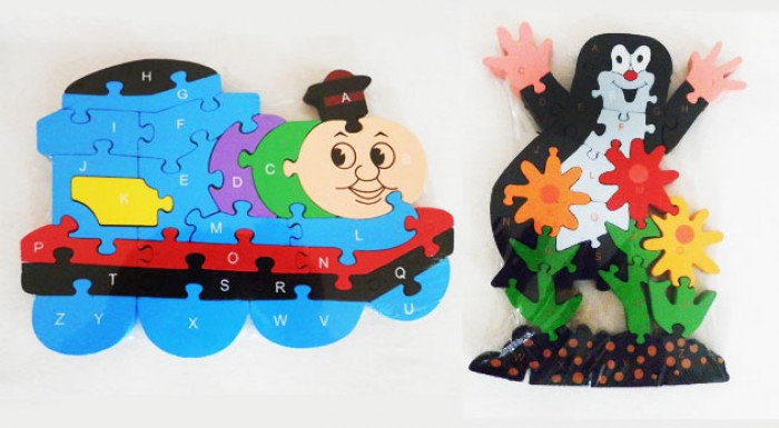 Náučné drevené puzzle pre vaše dieťa