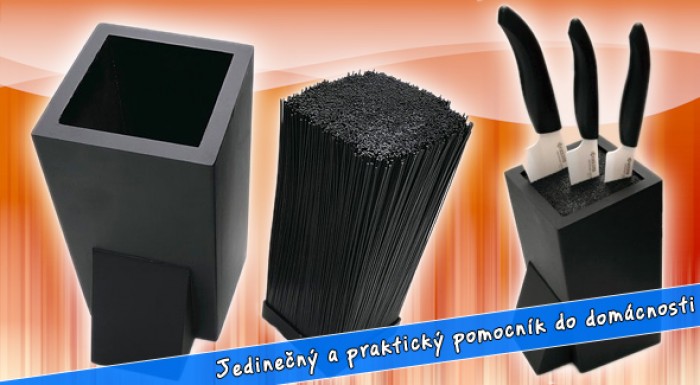 Univerzálny stojan na nože za menej vrátane poštovného.