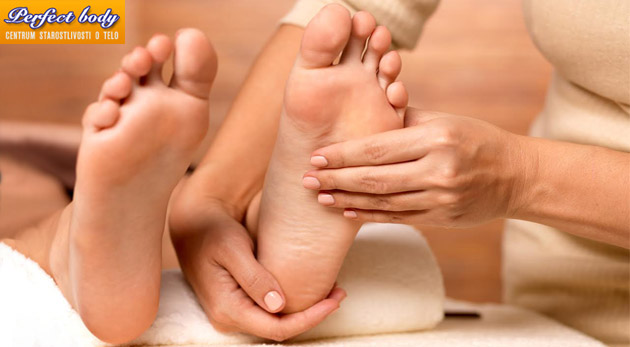 Polhodinová reflexná masáž chodidiel