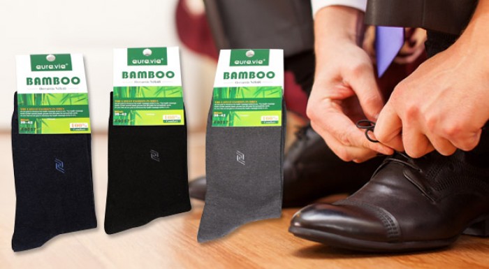 Ponožky z bambusu alebo ovčej vlny pre pánov