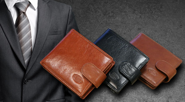 Pánske kožené peňaženky