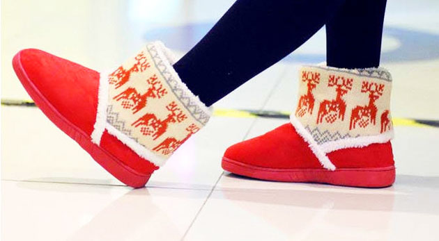 Dámske čižmičky s kožušinkou