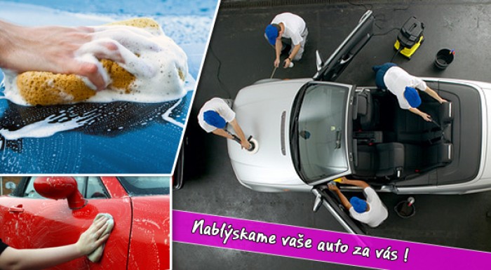 Ručná autoumyváreň v Bratislave.