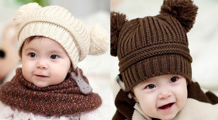 Detská čiapka s uškami