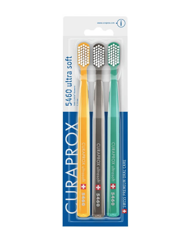Curaprox 5460 ultra soft zubné kefky trojbalenie - typ 5
