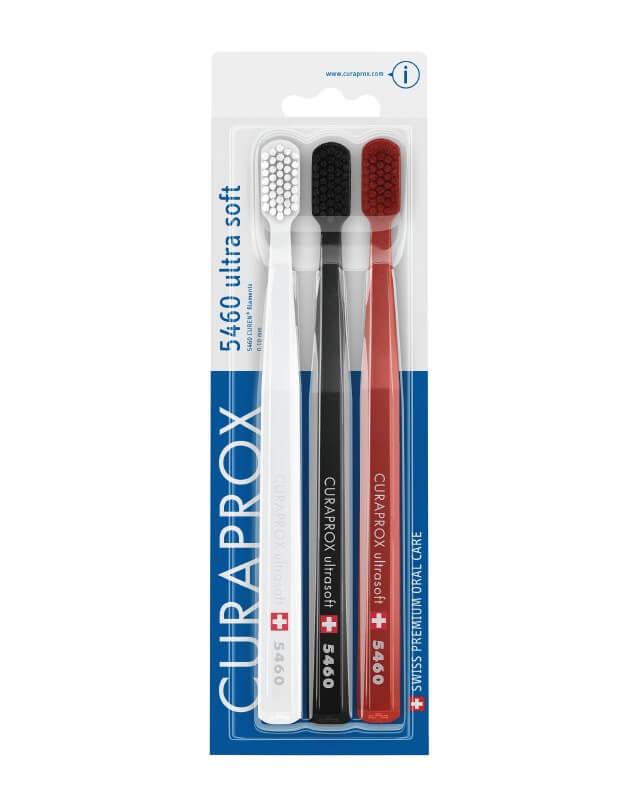 Curaprox 5460 ultra soft zubné kefky trojbalenie - typ 6