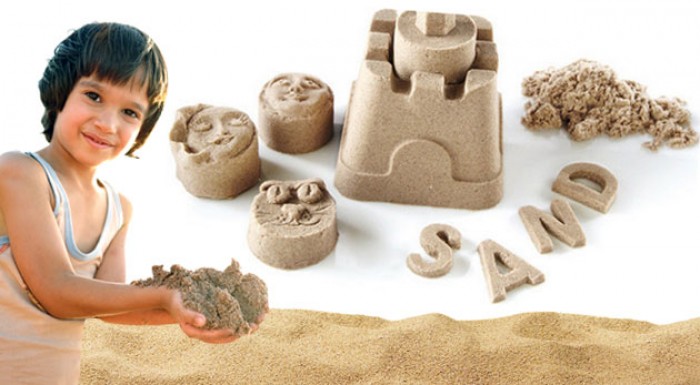 Nevysychajúci tekutý piesok pre deti