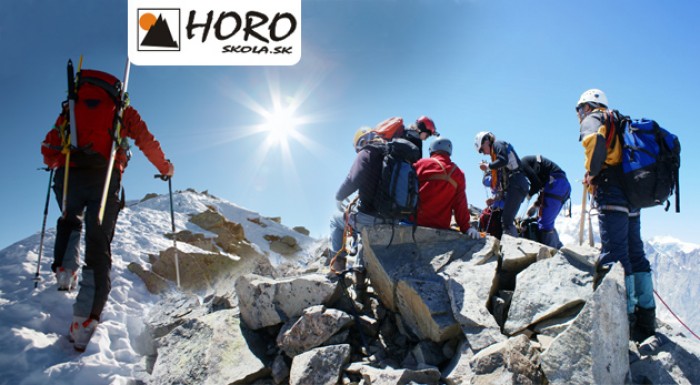Kurz pohybu na snehu a kurz lezenia na horách