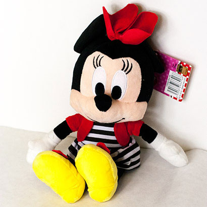 Disney hračka Minnie prúžky (dĺžka 25 cm)