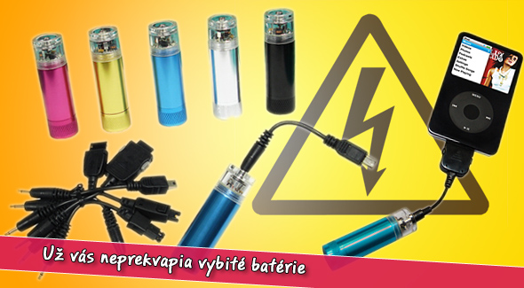 Univerzálna nabíjačka pre mobily a MP3.