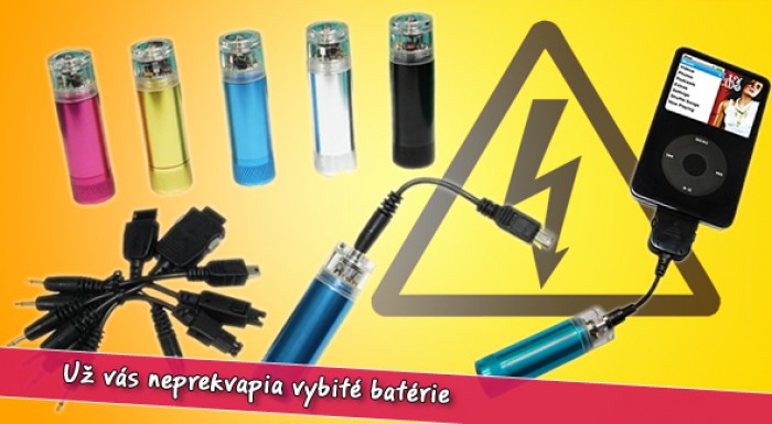Univerzálna nabíjačka pre mobily a MP3.